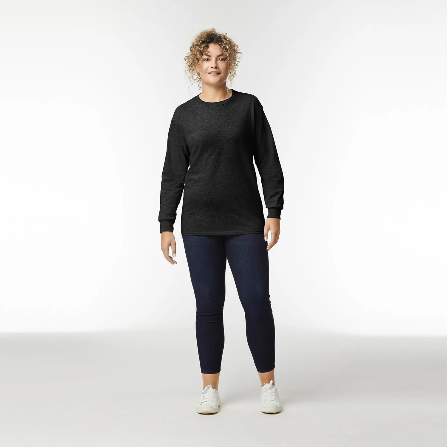 Gildan Unisex Adult Ultra Cotton Long Sleeve T-Shirt, Style G2400, Multipack