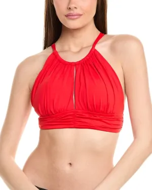High Neck Midkini Bikini Swimsuit Top