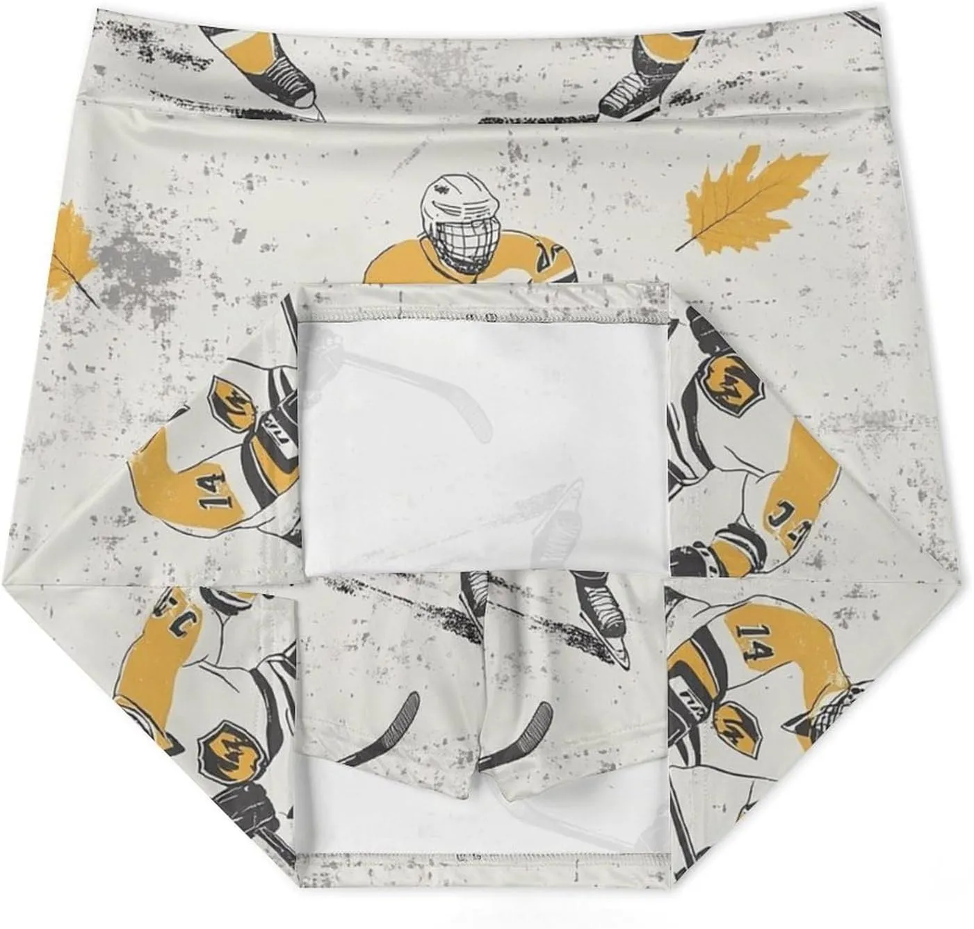 Hockey Players Women's Mini Tennis Skirt with Shorts Underneath Athletic Workout Cute Skorts