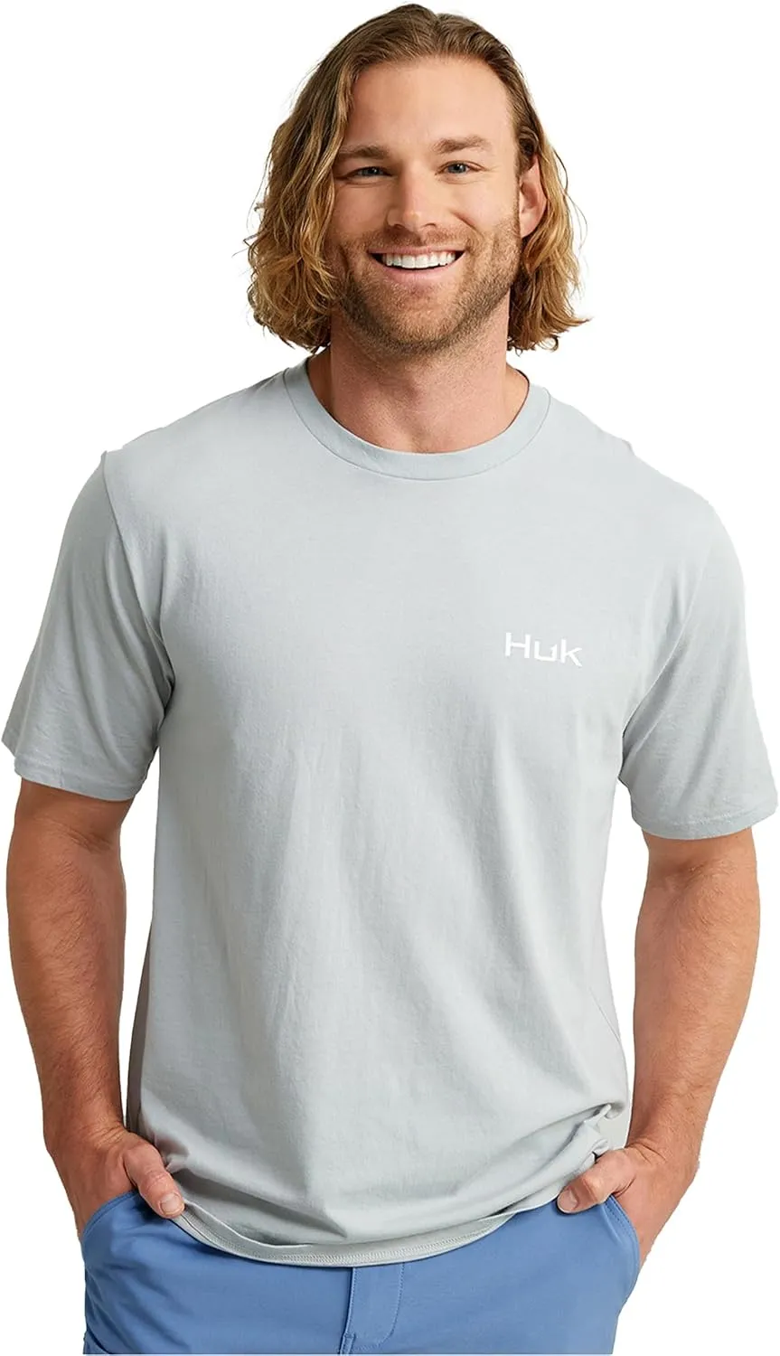 HUK Men's Kc Scott Short Sleeve Tee, Performance Fishing T-Shirt