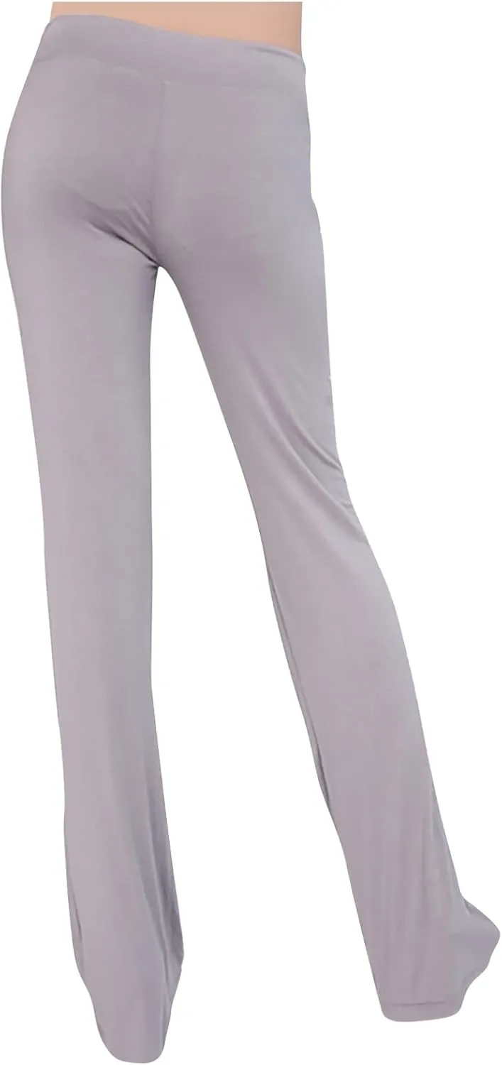Hvyesh Womens Yoga Pants Wide Leg High Waist Tummy Control Loose Comfy Lounge Trousers Bootcut Drawstring Workout Leggings