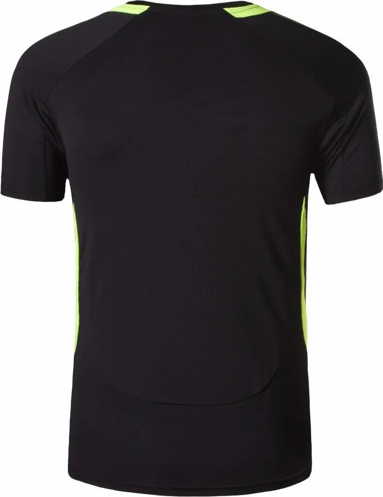 jeansian Men's 3 Packs Athletic Quick Dry Fit Short Sleeve Sport T-Shirt Tshirts Tee Shirt Tennis Golf Bowling LSL182