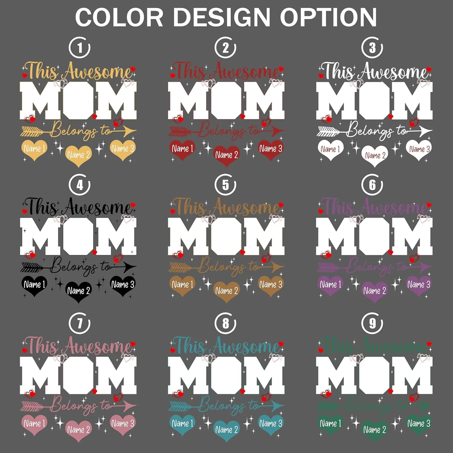 JIX & JOKY Custom Shirt with Picture Custom Mothers Day Shirt for Mom Photo Tshirt with Face Gift for Mothers Day Birthday
