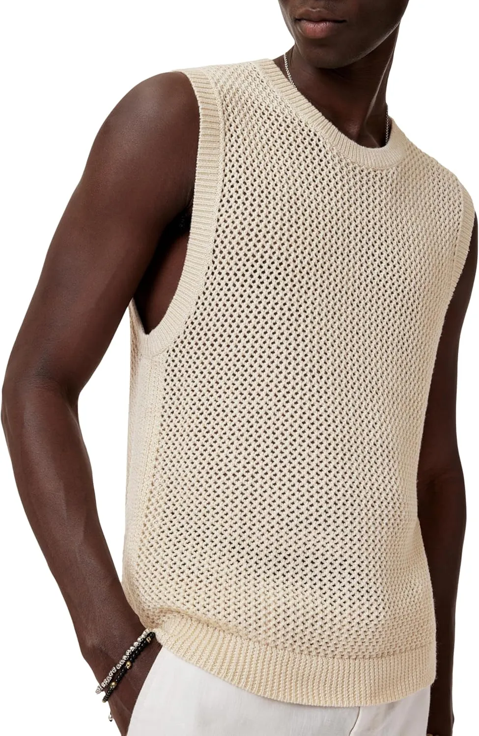 John Varvatos Men's Augusto Tank Top