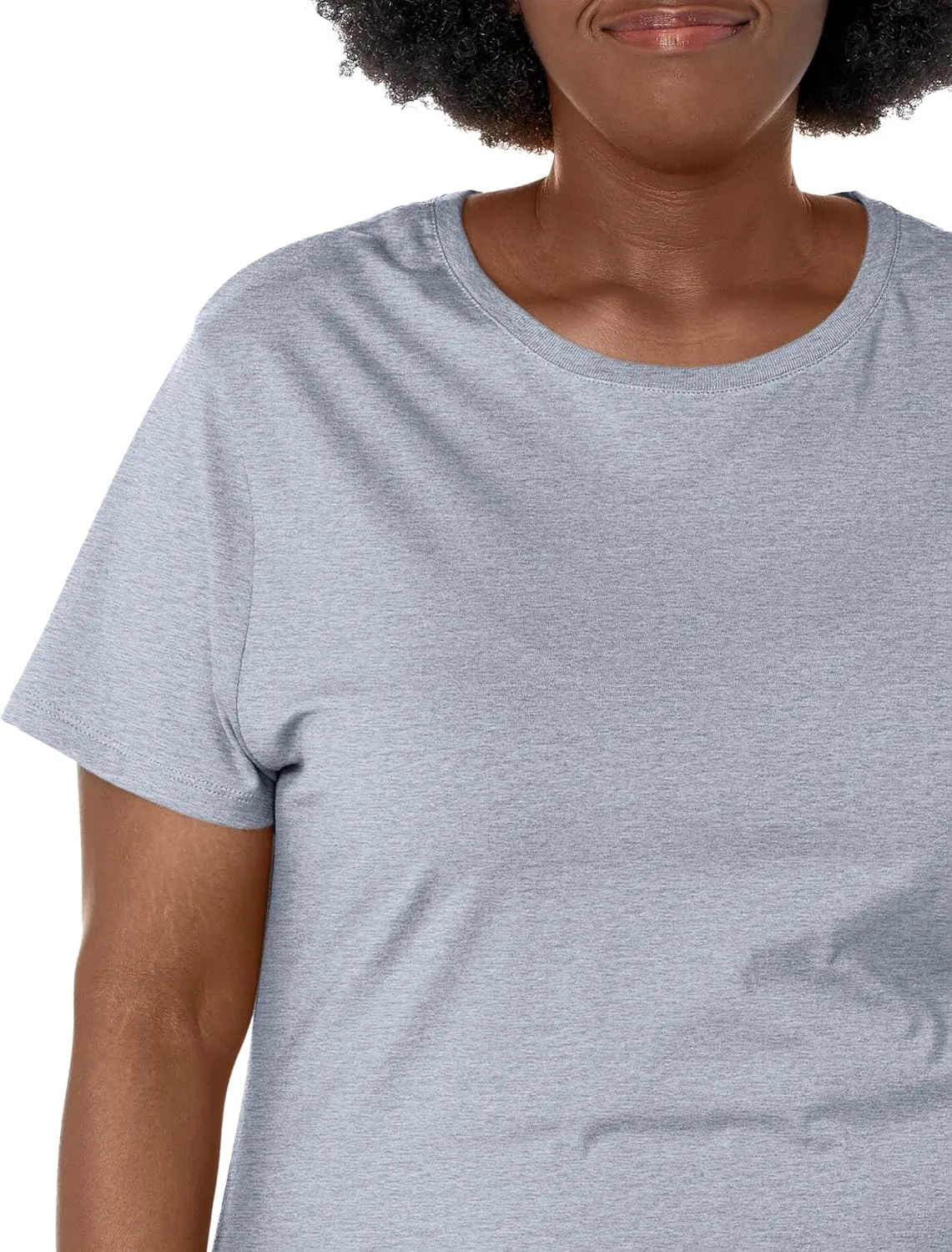 JUST MY SIZE Women's Plus-Size Short Sleeve Crew Neck Tee