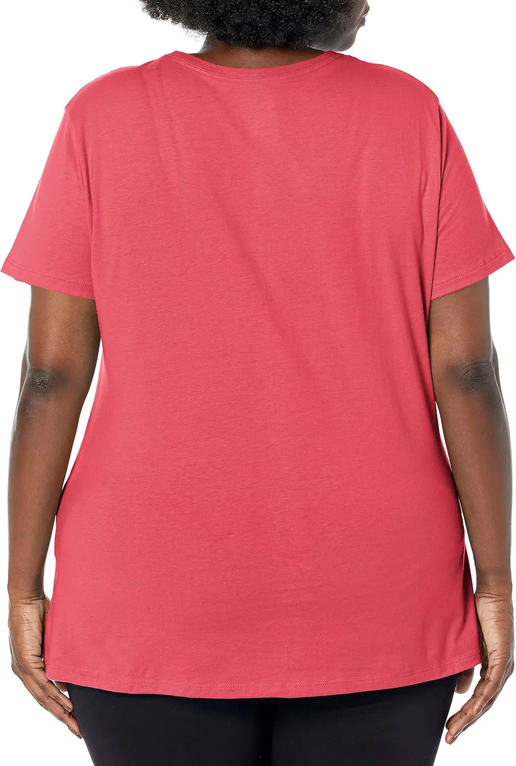JUST MY SIZE Women's Plus-Size Short Sleeve Crew Neck Tee