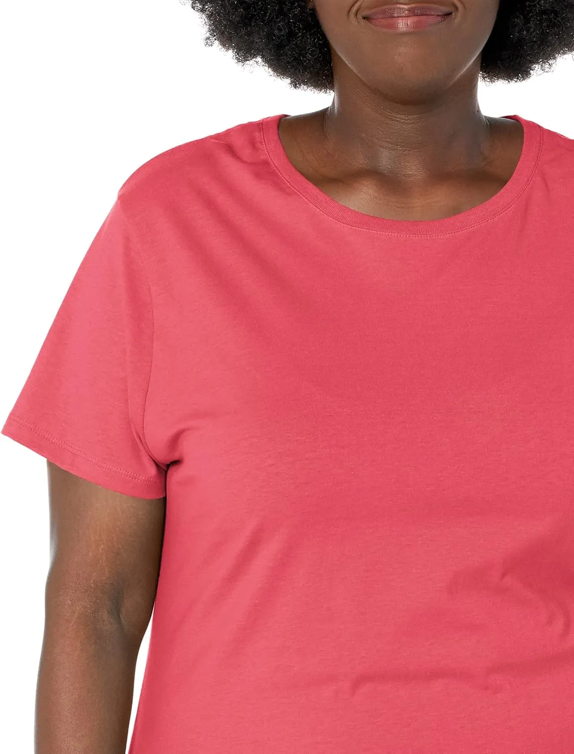 JUST MY SIZE Women's Plus-Size Short Sleeve Crew Neck Tee