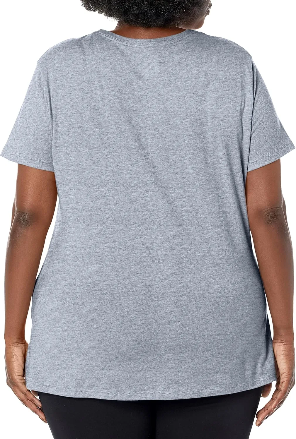 JUST MY SIZE Women's Plus-Size Short Sleeve Crew Neck Tee
