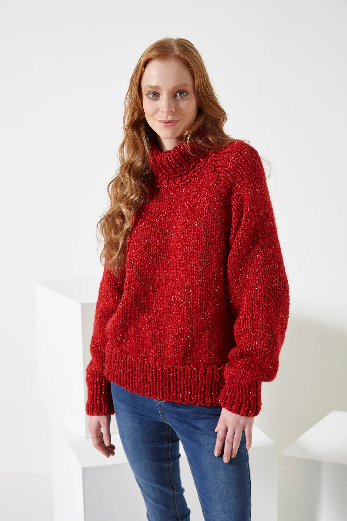 King Cole Celestial Super Chunky Knitting Pattern - Women's Sweaters 6064