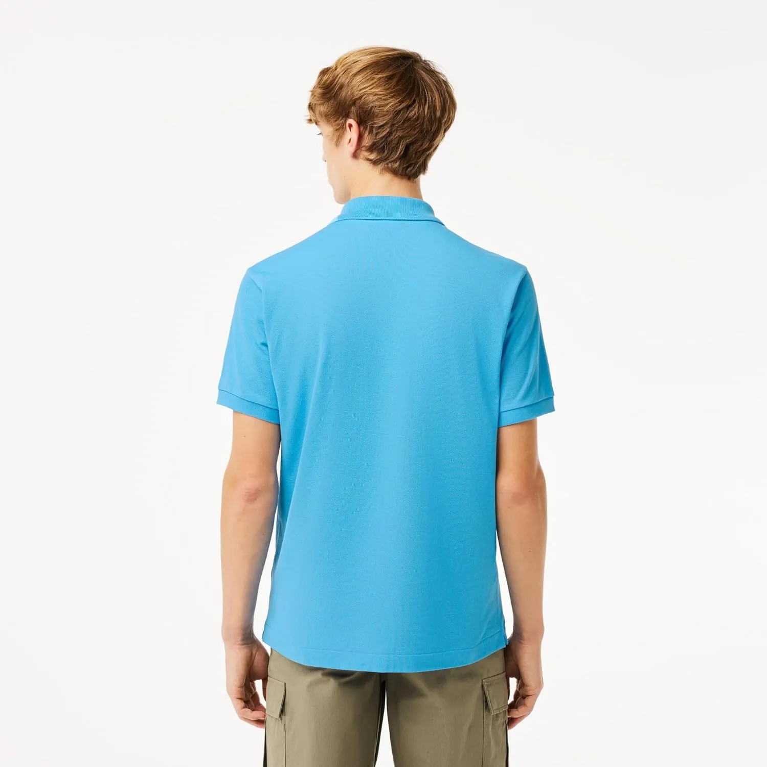 Lacoste Men's Short Sleeved Ribbed Collar Shirt