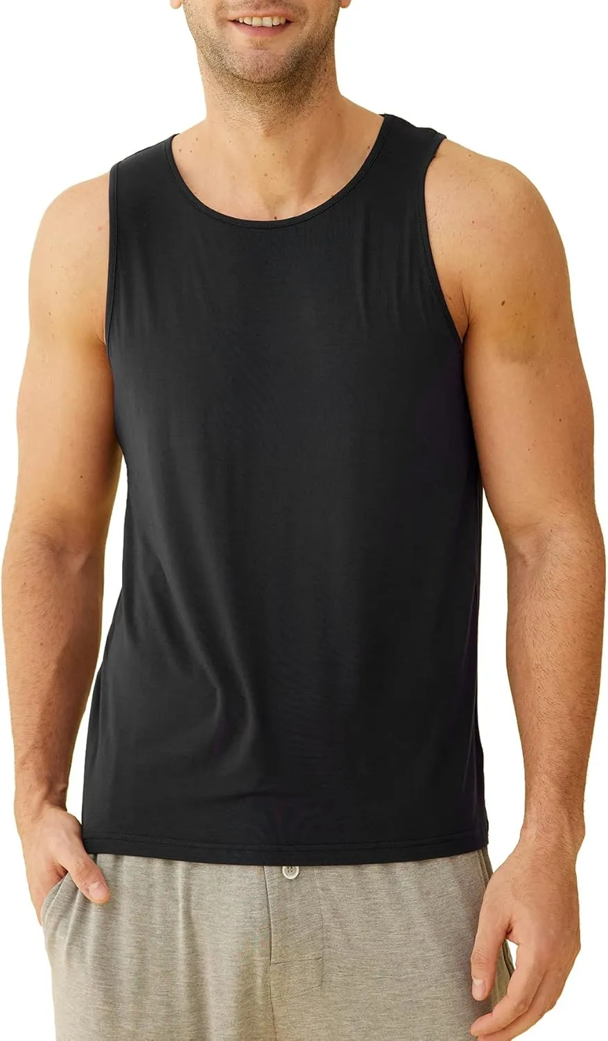 Latuza Men's Viscose Tank Top Undershirt