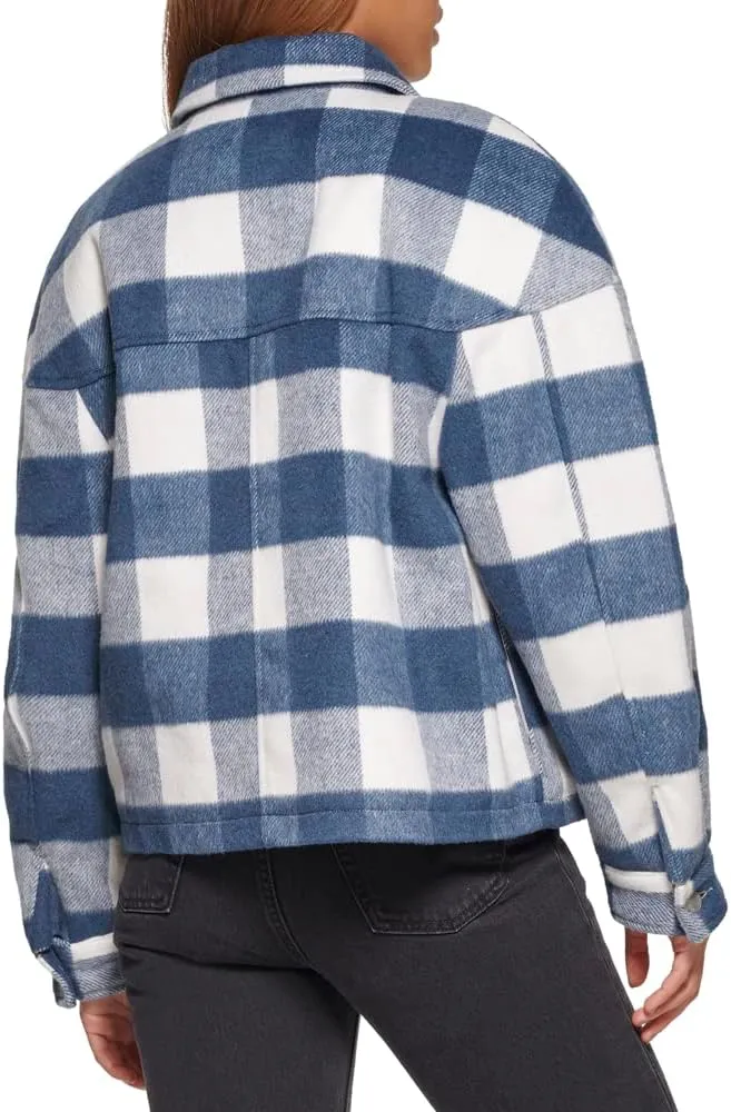 Levi's womens Wool Blend Shorty Shirt Jacket