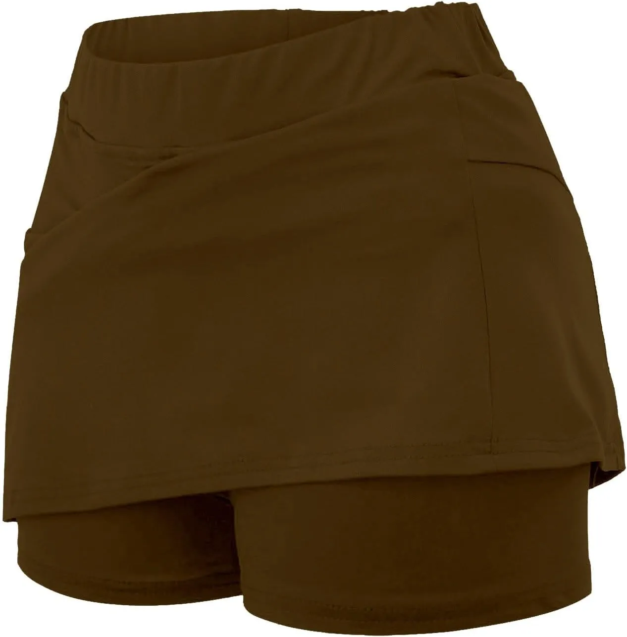 Lightweight High Waist Mid Waist Culottes Short Skirts Skinny Pants Plus Size Skorts for Women High Waist Swim
