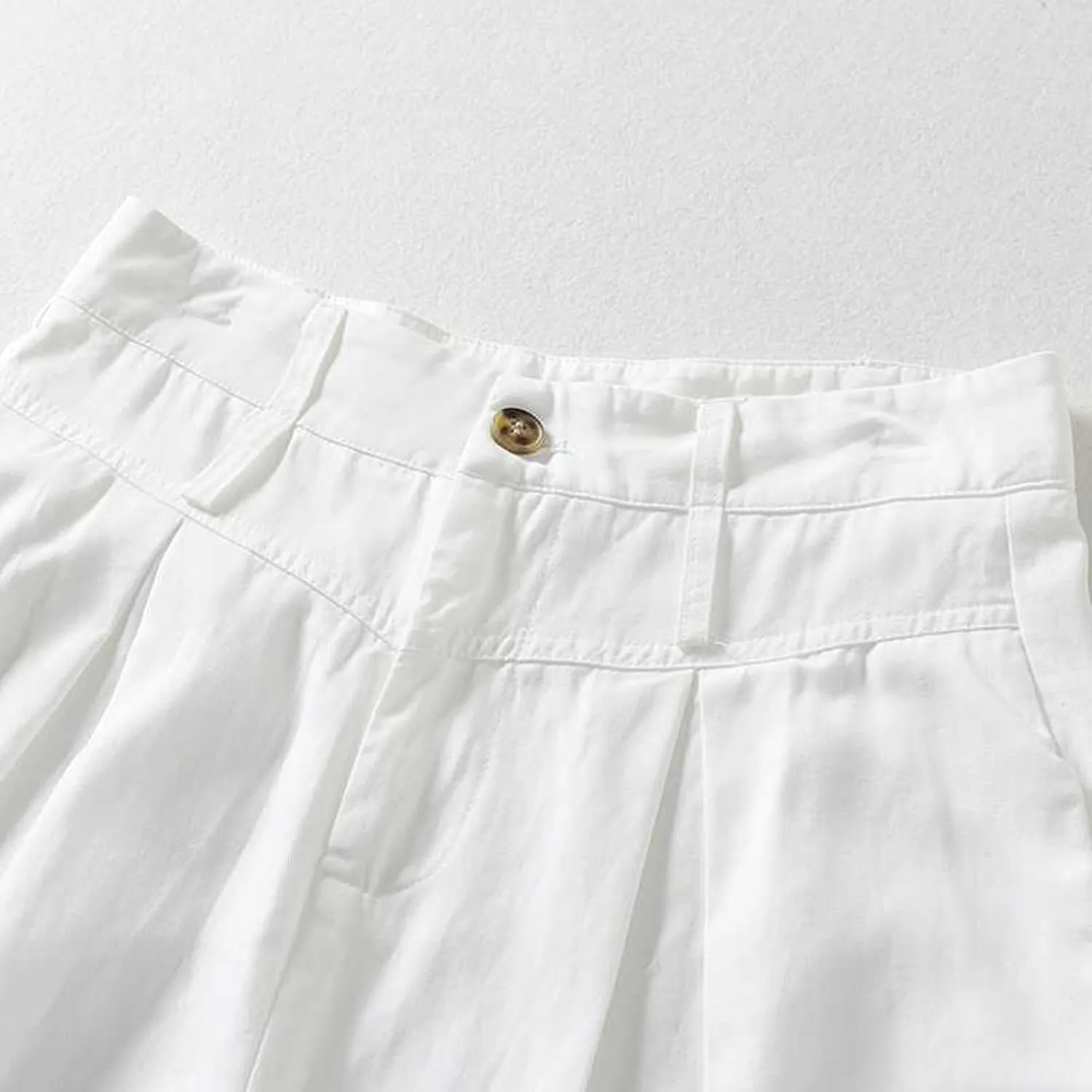 Linen Wide Leg Pants for Women Comfy Summer Causal Culottes Gaucho Pants Palazzo Lounge Trousers Trendy Boho Outfits