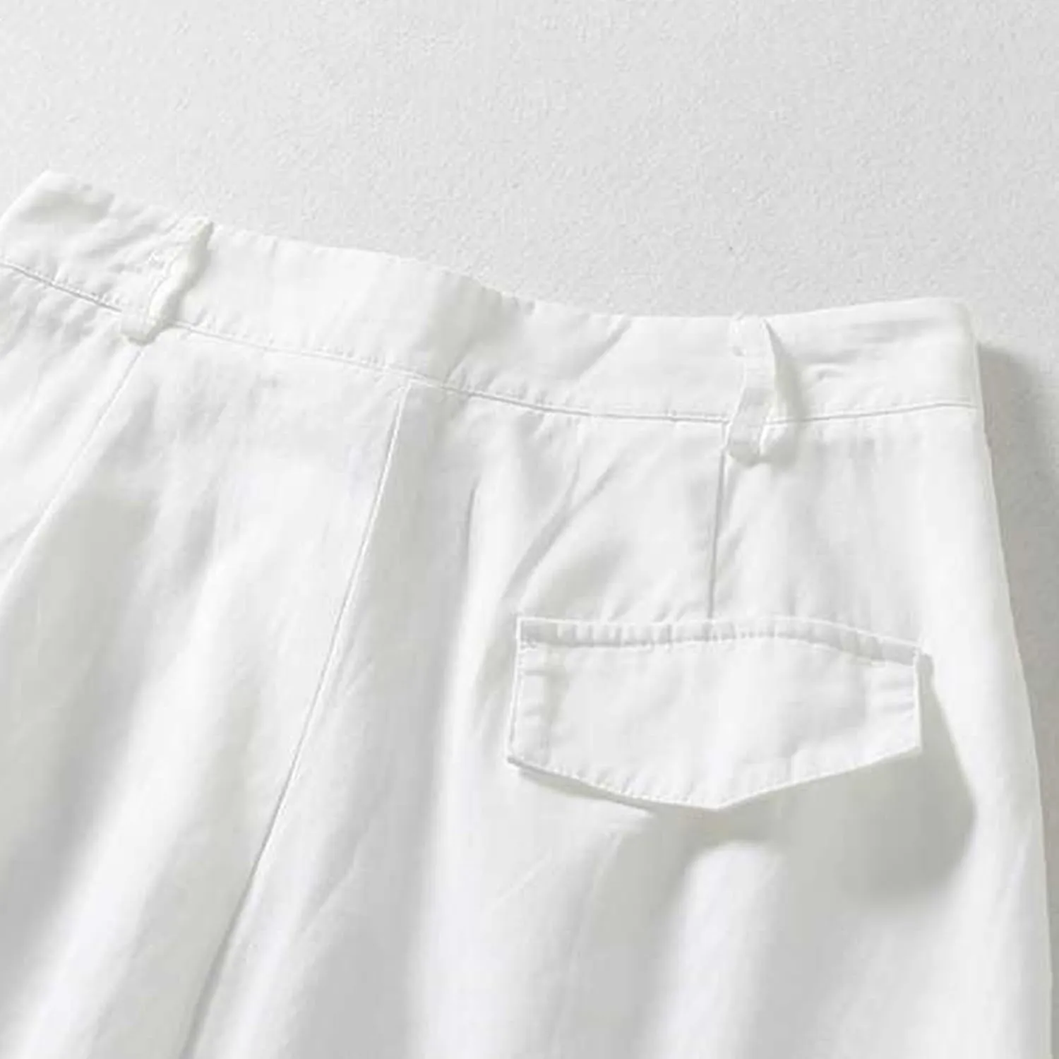 Linen Wide Leg Pants for Women Comfy Summer Causal Culottes Gaucho Pants Palazzo Lounge Trousers Trendy Boho Outfits
