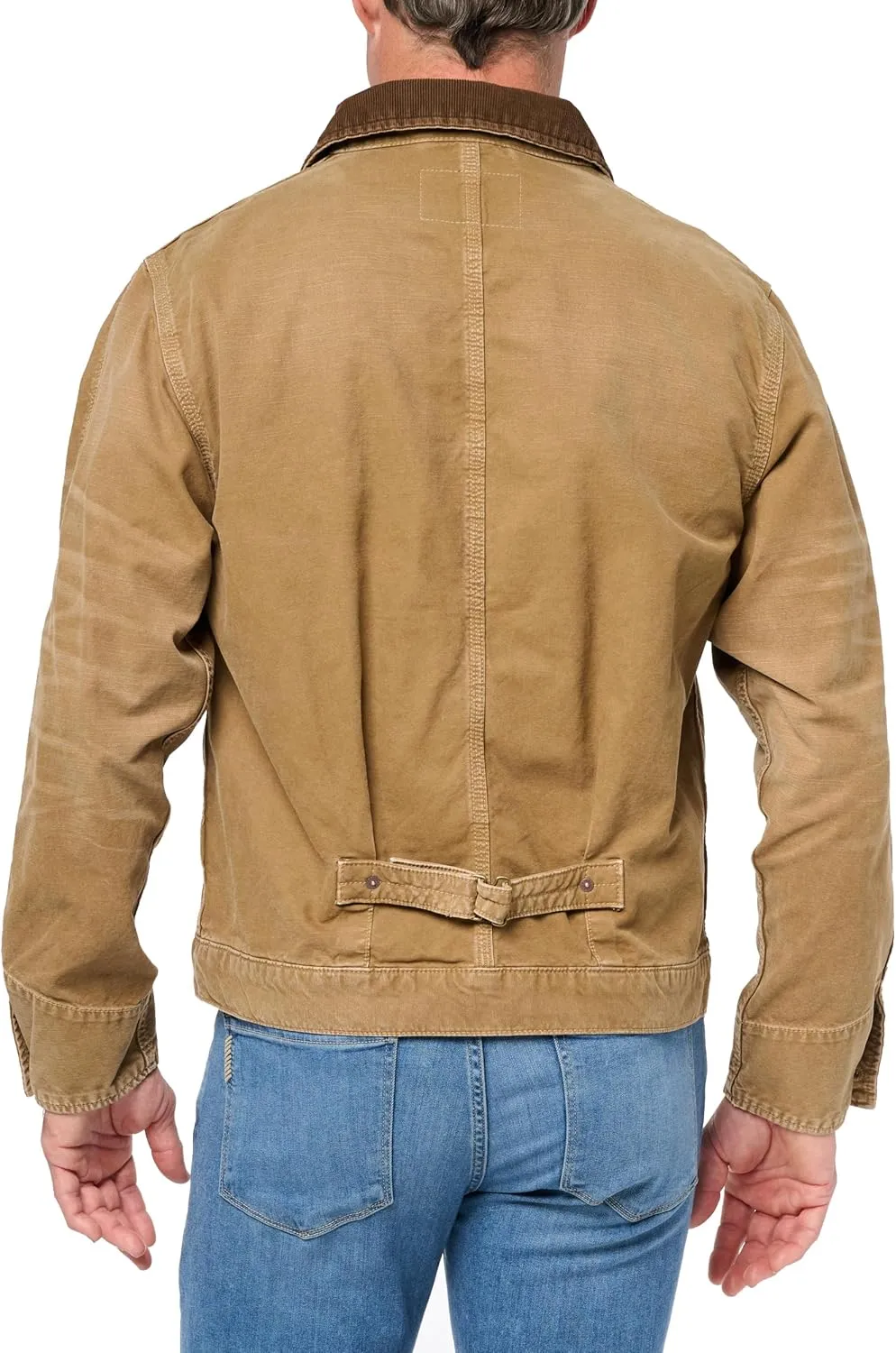 Lucky Brand Men's Corduroy Collar Trucker Jacket