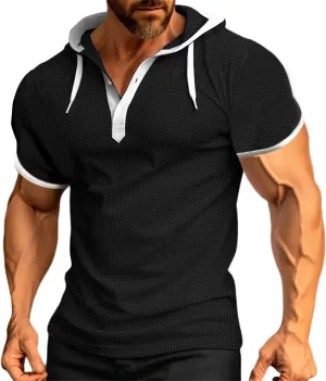 Men Essential Quick-Dry T Shirt Quick Dry Workout Top Minimalist Logo Athletic Summer Ready Tunics