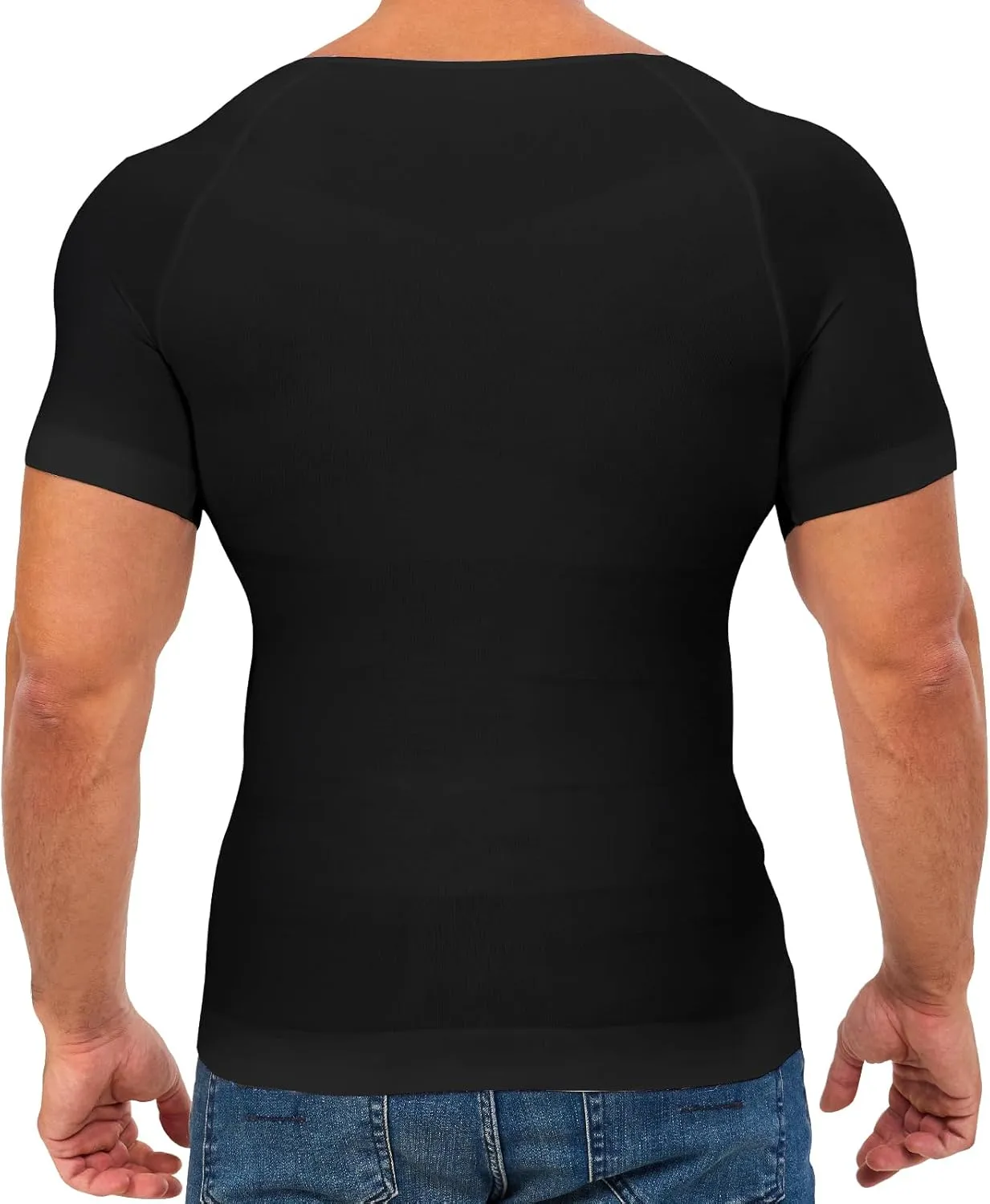 Mens Compression Shirt Body Shaper Slimming Undershirt Gynecomastia Abdomen Tummy Control Shapewear Tank Top Vest