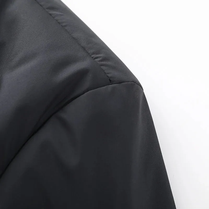 Men's Down Filled British Style Blazer Jacket