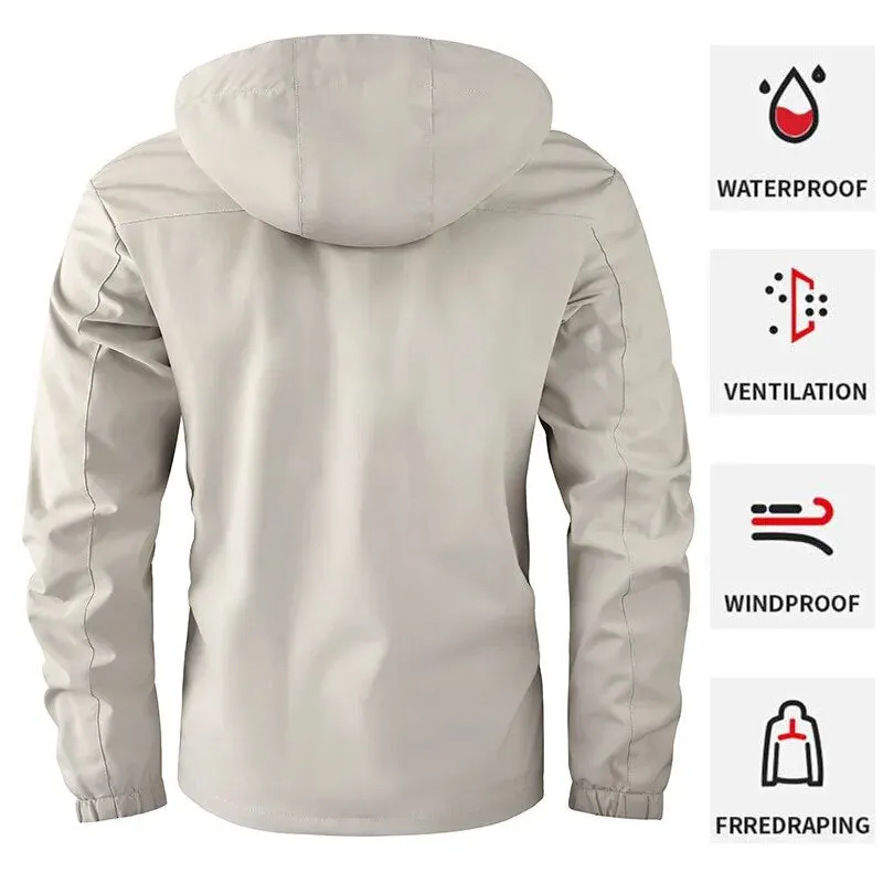 Men's Fleece-lined Thickened Jacket Casual Outdoor Parka