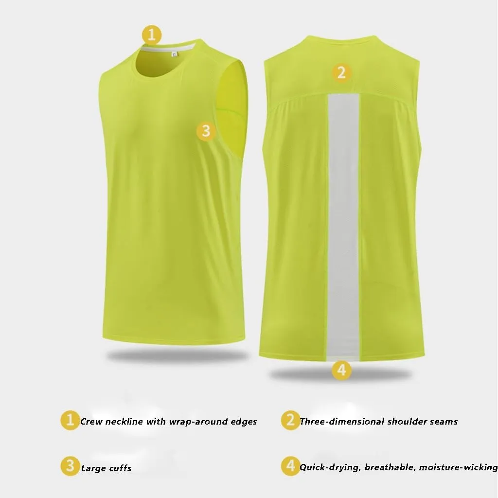 Mens Tank Tops Sleeveless Classic Muscle Tee Top for Men's Fitness, Quick Dry Gym Tank Top for Men