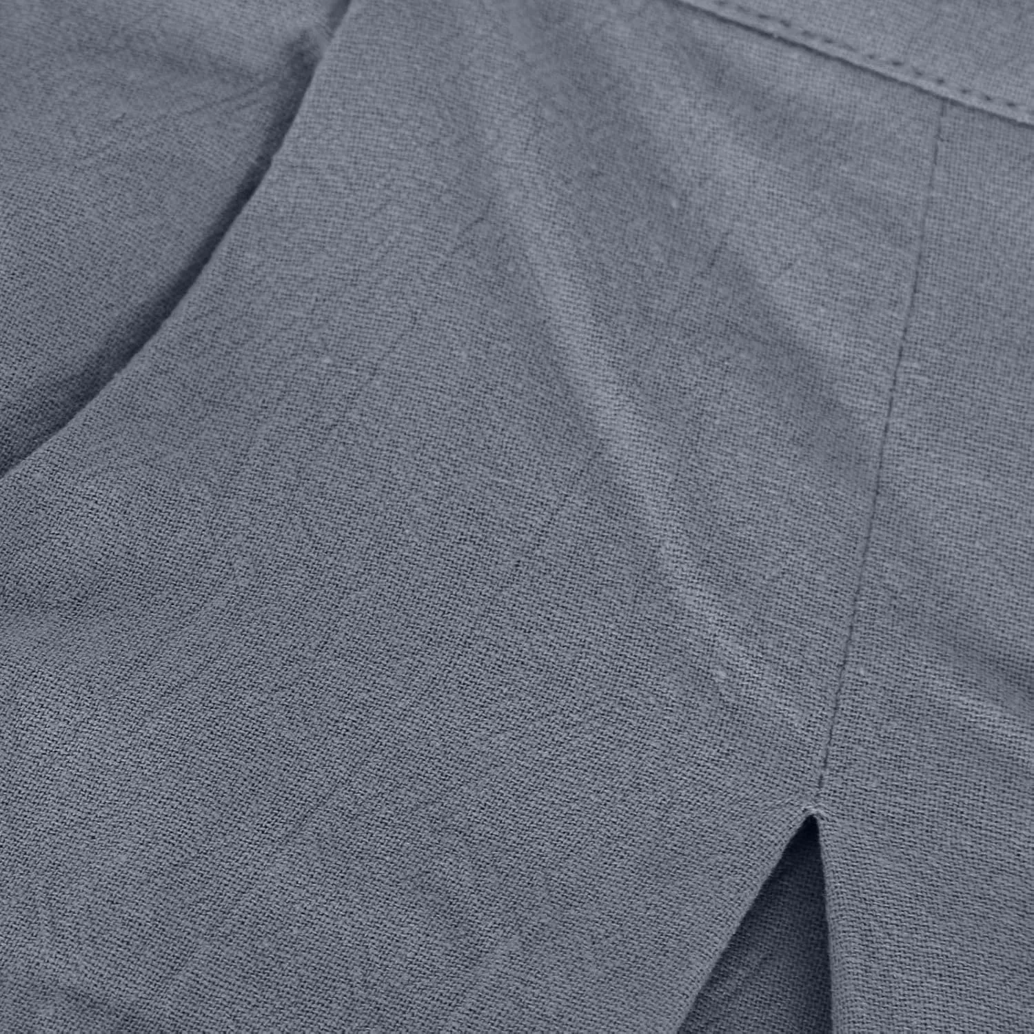 Miyaomn Womens Linen Palazzo Pants Culottes 2025 Dressy Casual High Waisted Wide Leg Flowy Beach Pants Summer Lounge Trousers