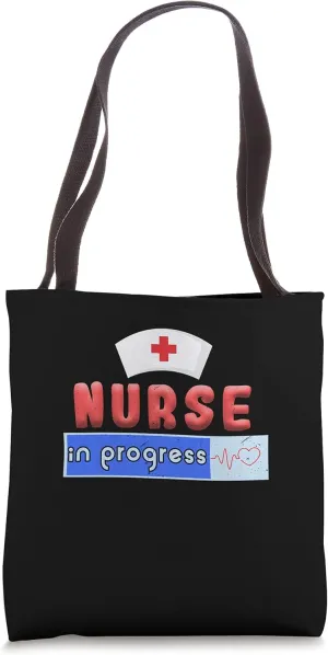 Nurse In Progress Hospital Clinic Surgery Doctor Bandage Tee Tote Bag