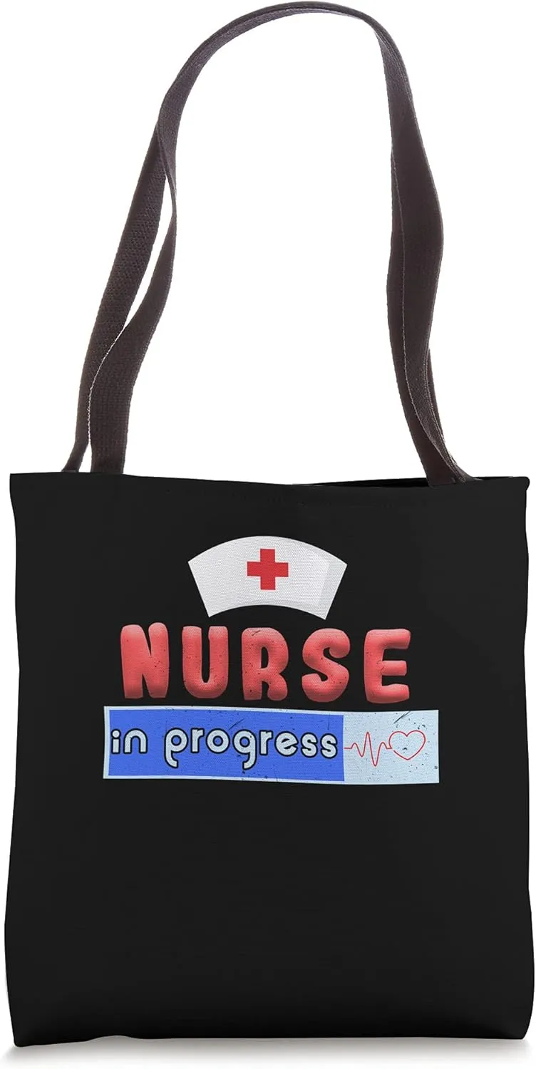 Nurse In Progress Hospital Clinic Surgery Doctor Bandage Tee Tote Bag