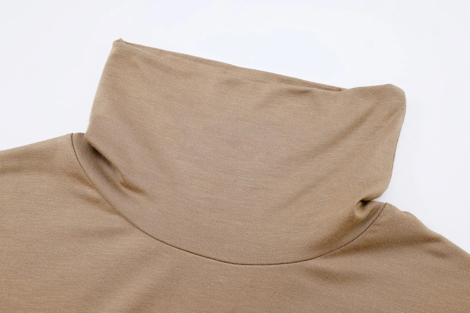 OThread & Co. Women's Sleeveless Turtleneck T-Shirt Basic Stretch Layer Comfy High Neck Tank Top