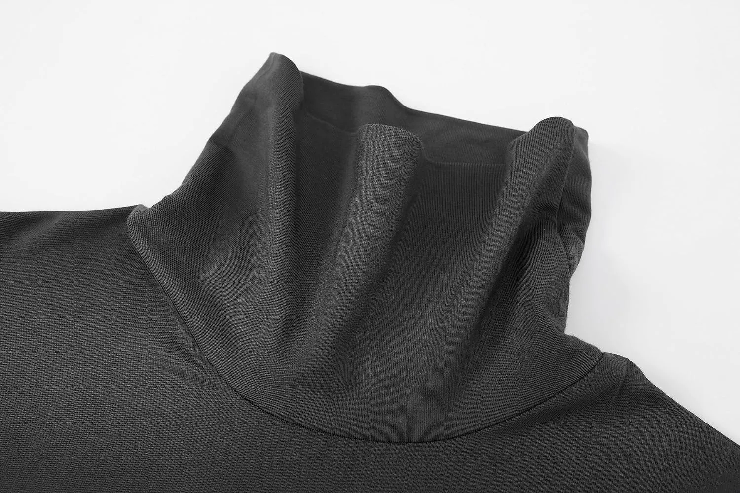 OThread & Co. Women's Sleeveless Turtleneck T-Shirt Basic Stretch Layer Comfy High Neck Tank Top