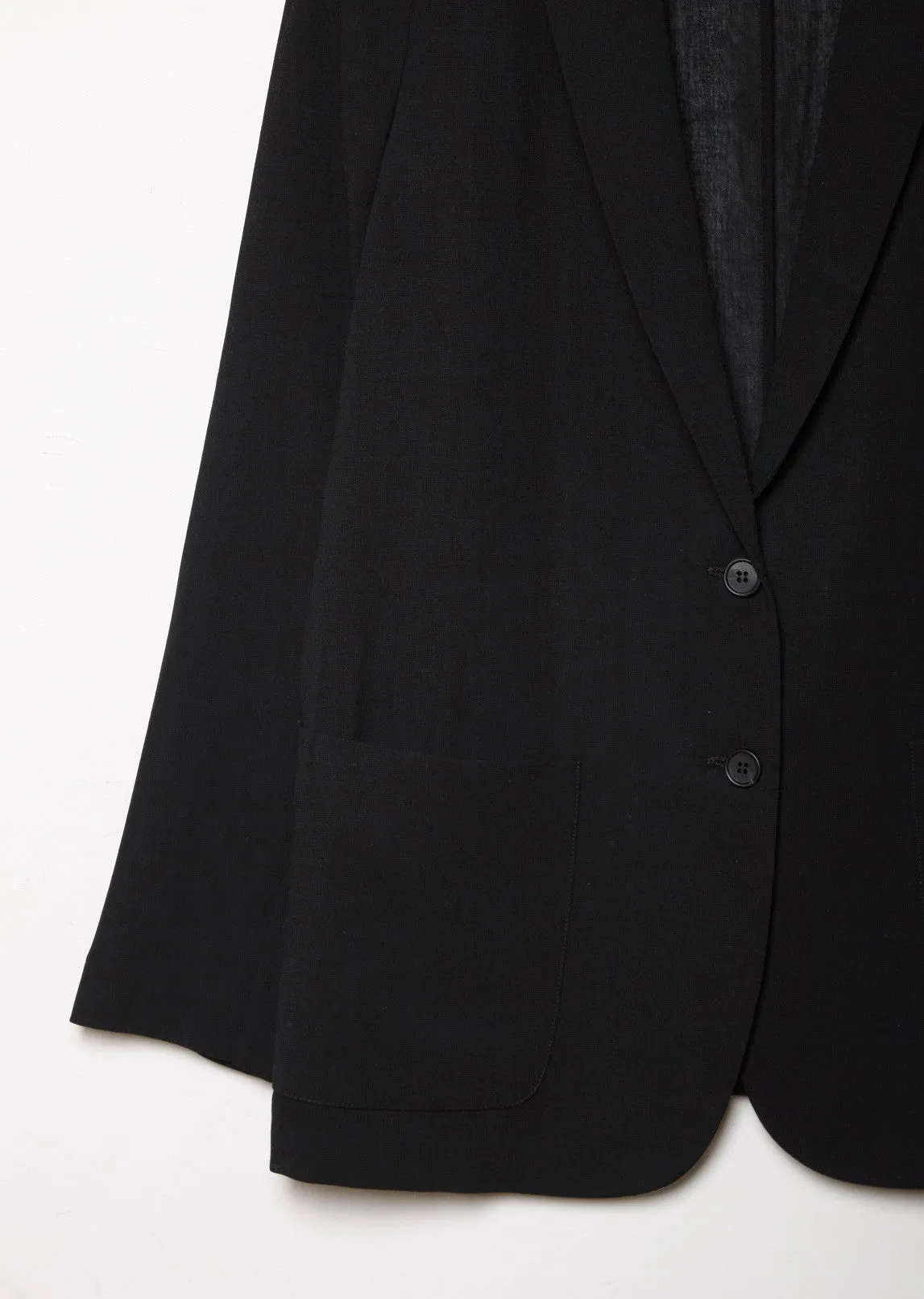 Panel Wool Blazer