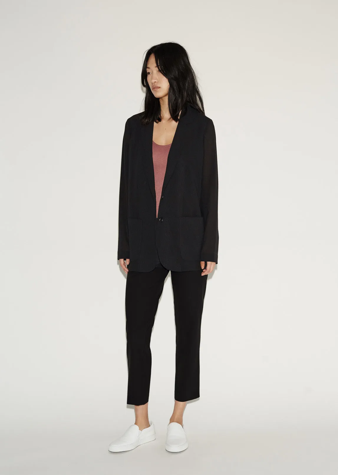 Panel Wool Blazer
