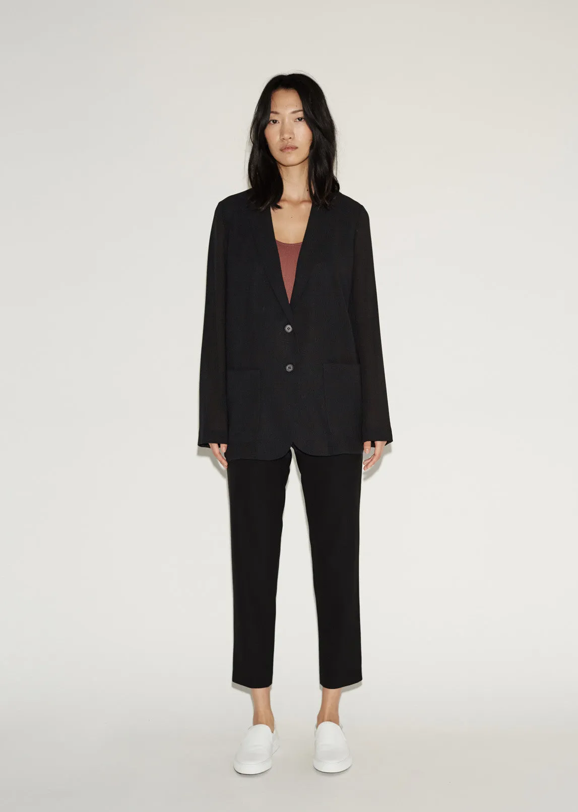Panel Wool Blazer