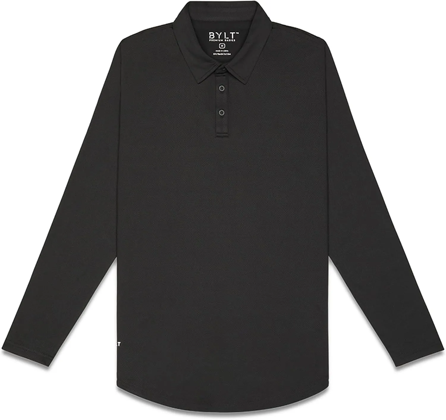 Performance Drop-Cut Polo Long Sleeve Men's Shirt
