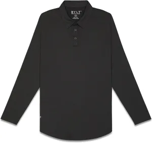 Performance Drop-Cut Polo Long Sleeve Men's Shirt