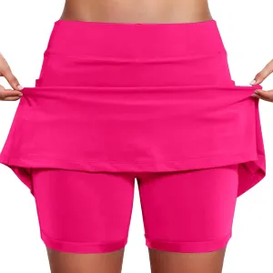 Plus Size Skorts for Women with Pockets Casual High Waist Athletic Golf Tennis Yoga Shorts Summer Beach Mini Skirts