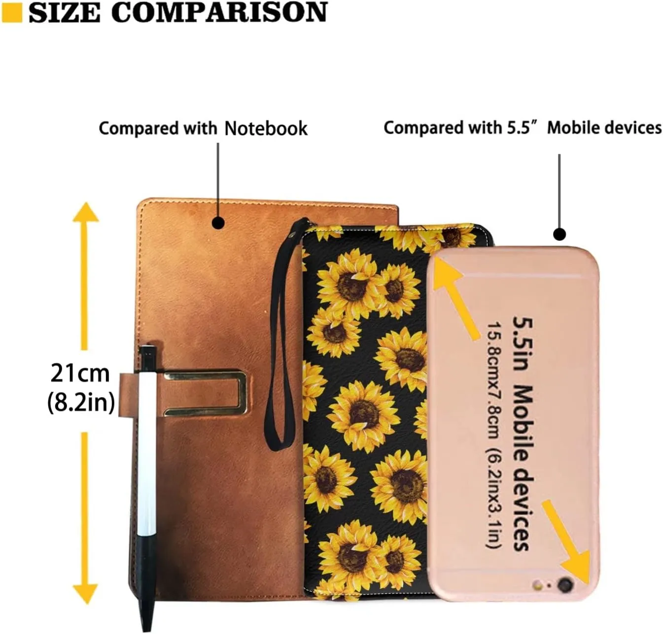 Rainbow Dog Paws Print Zipper Long Wallets for Women Credit Card Holder Clutch PU Leather Wristlet Organizer
