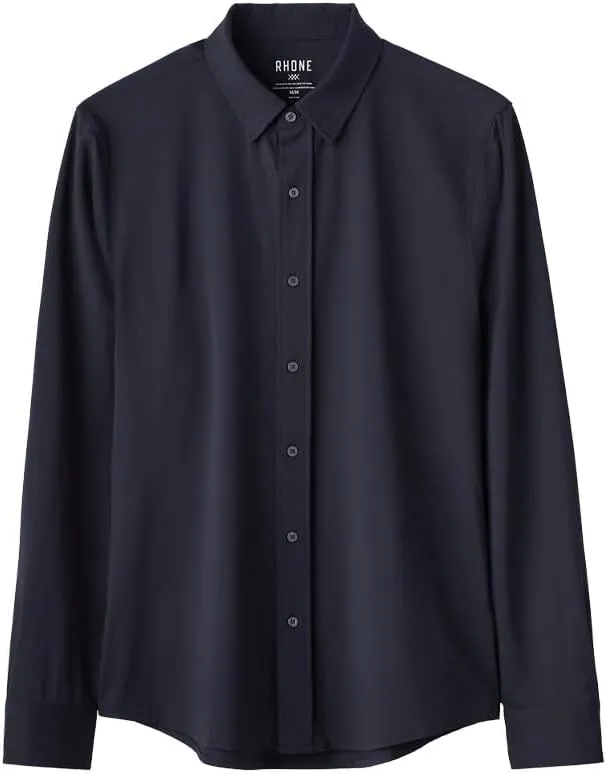 Rhone Men's Commuter Shirt, Performance Dress Shirts for Men, Machine Washable, Wrinkle Resistant, Slim Fit Button Down Shirt