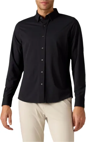 Rhone Men's Commuter Shirt, Performance Dress Shirts for Men, Machine Washable, Wrinkle Resistant, Slim Fit Button Down Shirt