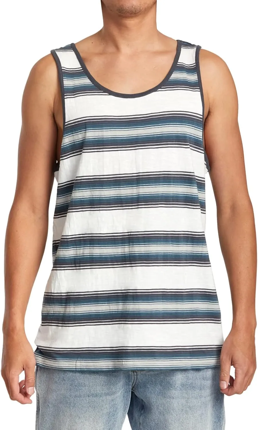 RVCA Mens Straight Fit Tank Top