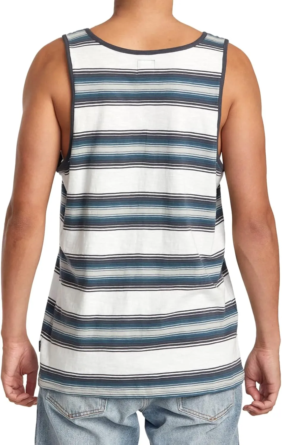 RVCA Mens Straight Fit Tank Top