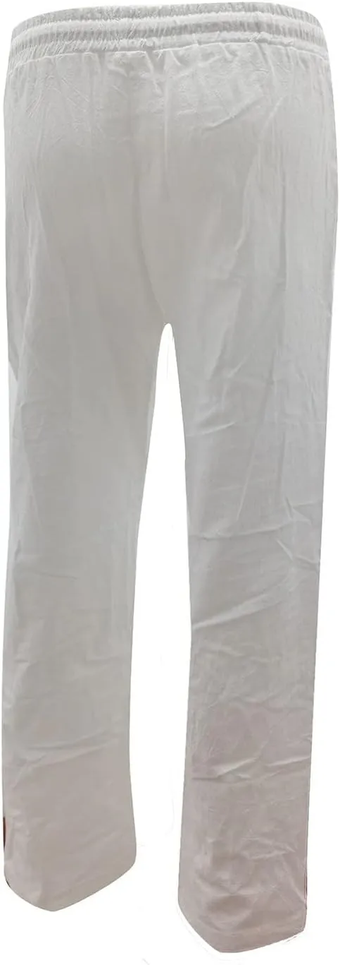 SHAOBGE Womens Casual Pants Straight Leg Drawstring Elastic High Waist Loose Comfy Trousers with Pockets