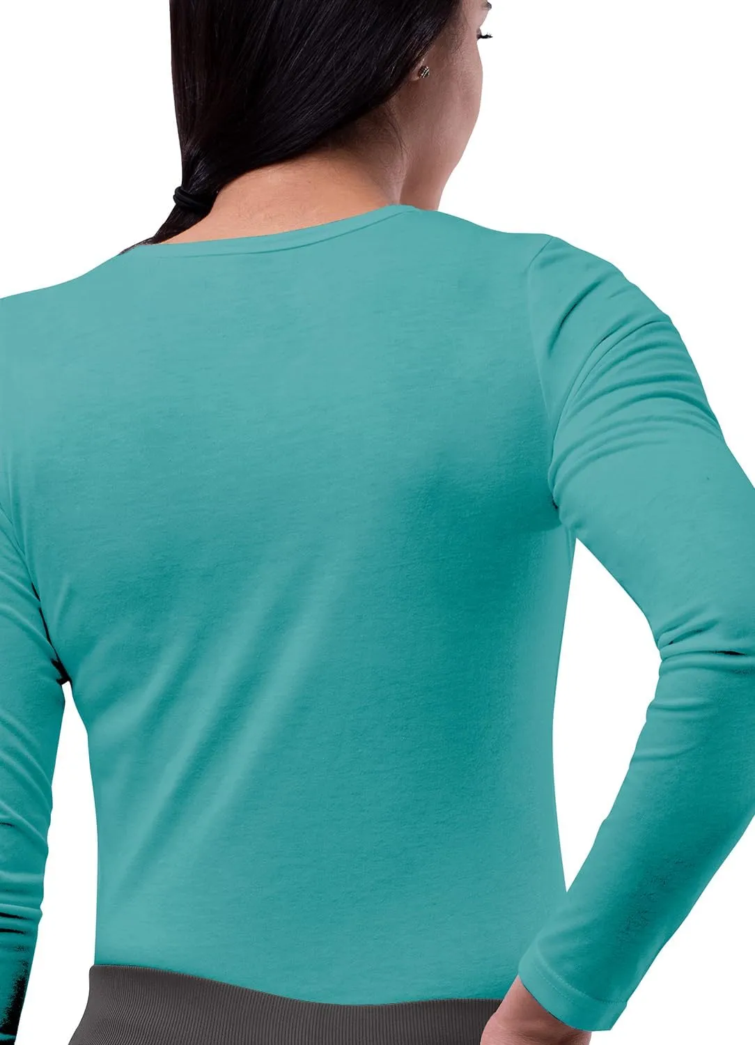 Sivvan Scrubs for Women - Long Sleeve Comfort Underscrub Tee 3-Pack