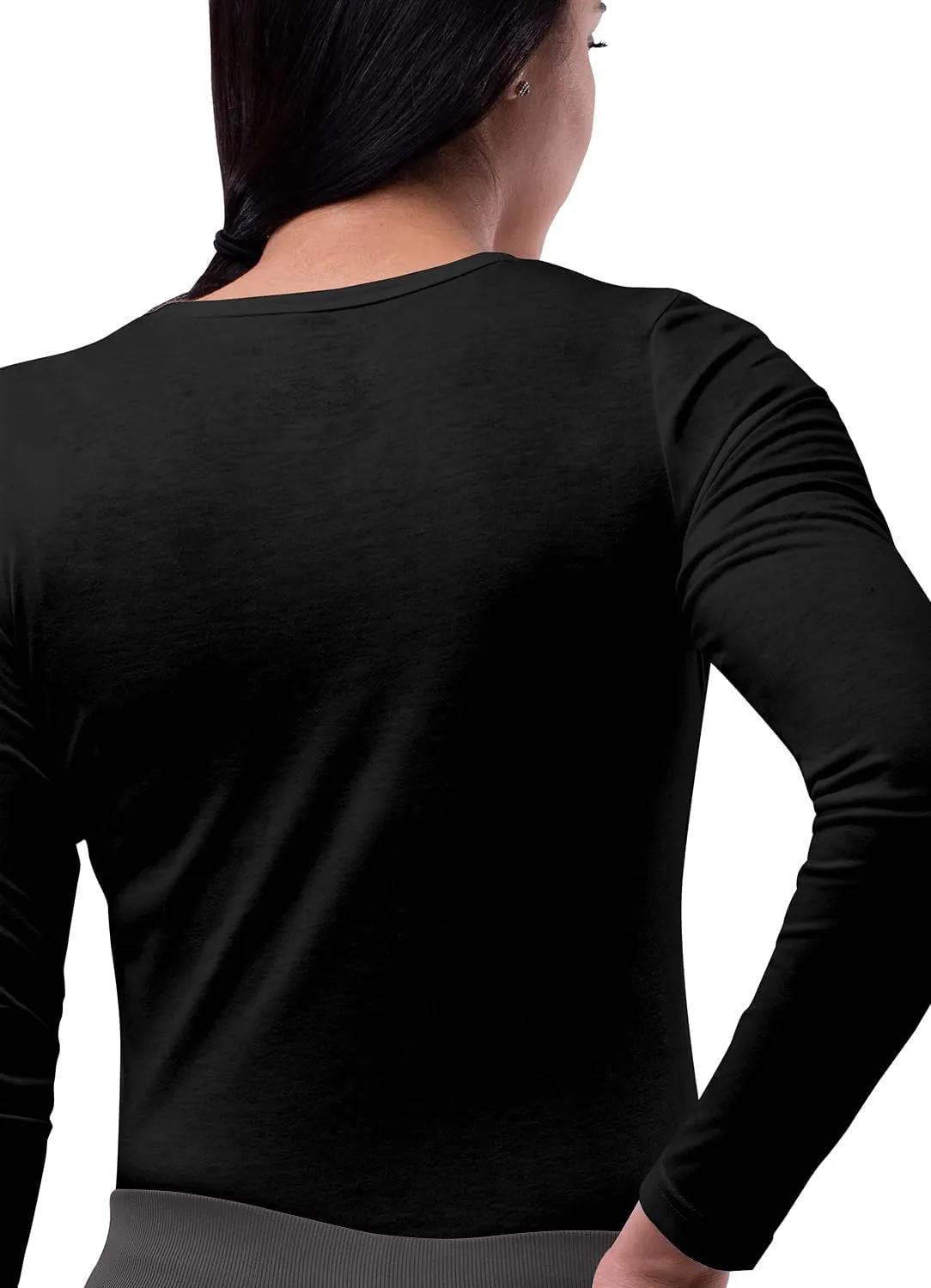 Sivvan Scrubs for Women - Long Sleeve Comfort Underscrub Tee 3-Pack