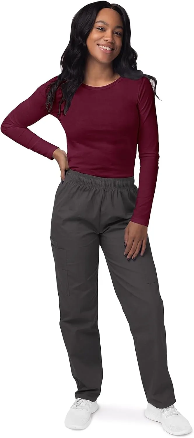 Sivvan Scrubs for Women - Long Sleeve Comfort Underscrub Tee 3-Pack