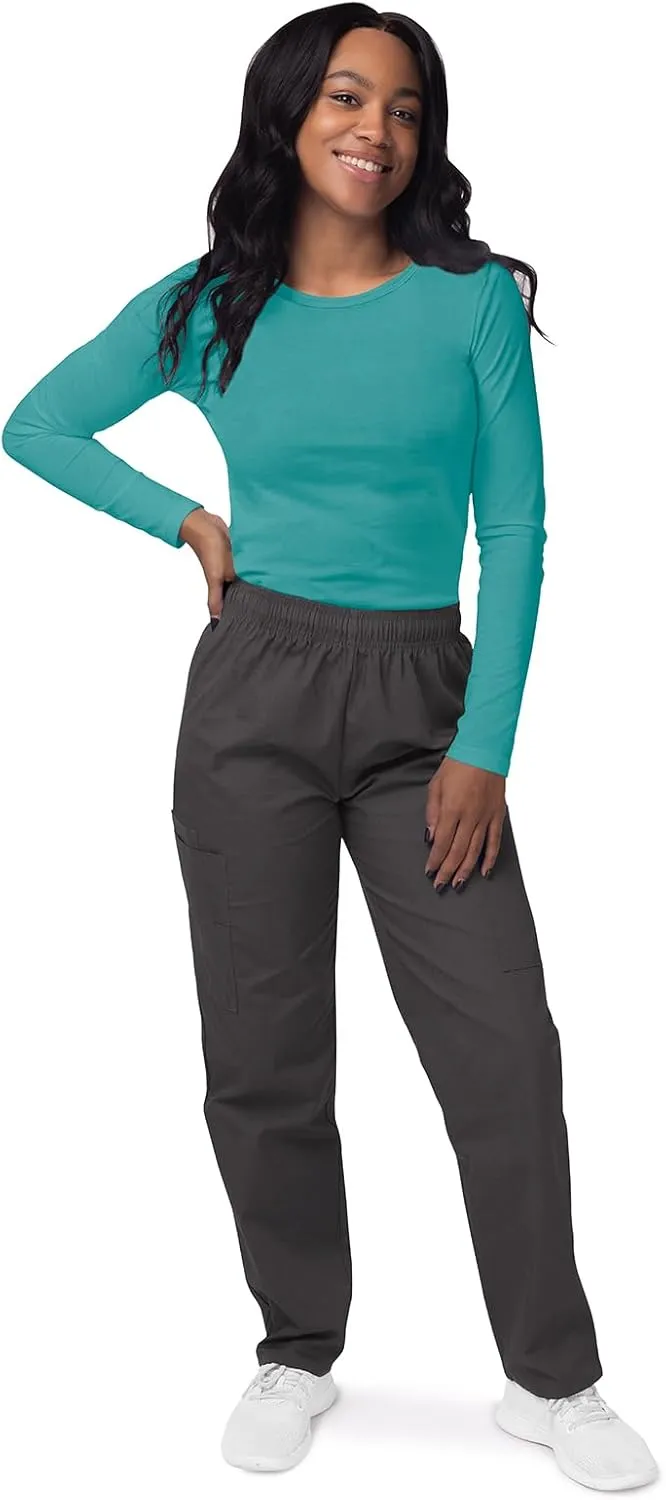 Sivvan Scrubs for Women - Long Sleeve Comfort Underscrub Tee 3-Pack