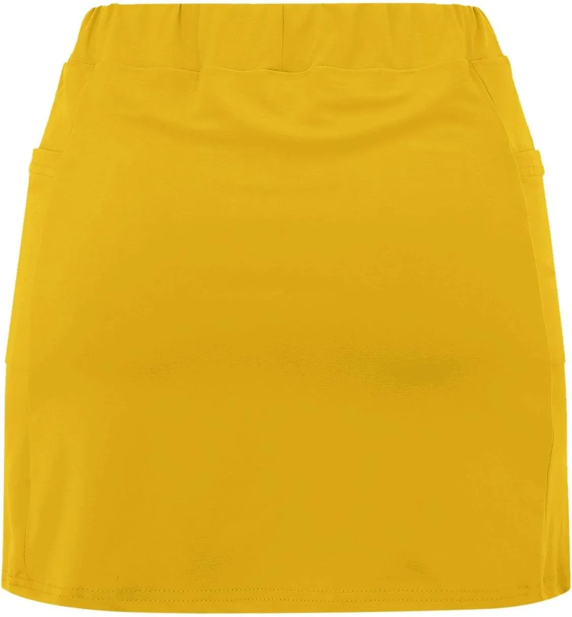 Skorts for Women Dressy Casual Plus Size High Waist Skirt Shorts Underneath Tummy Control Tennis Skorts with Pockets