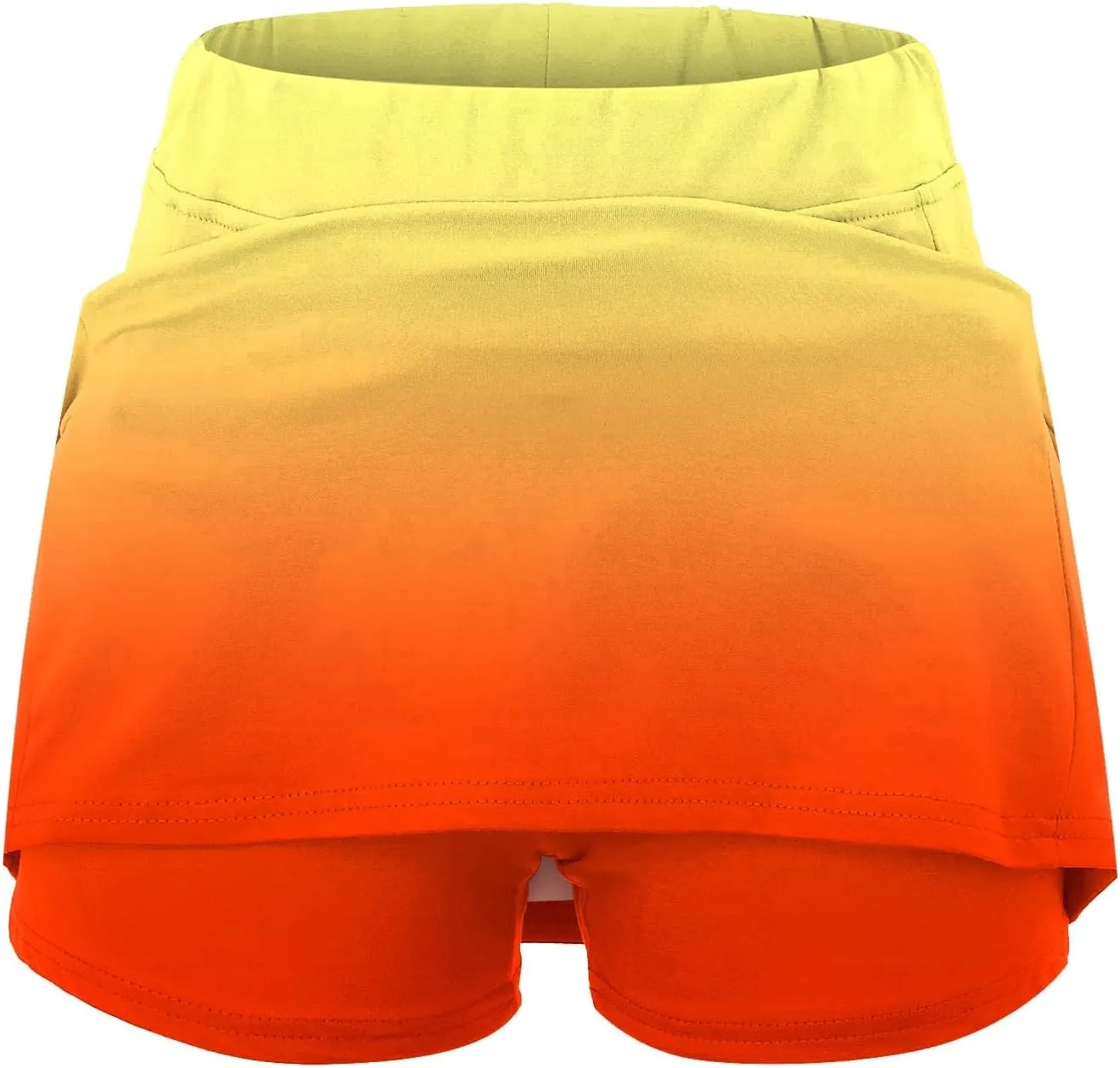 Skorts for Women with Pockets 2025 Tummy Control Tennis Golf Skorts Plus Size Culottes High Waist Athletic Skirts