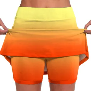 Skorts for Women with Pockets 2025 Tummy Control Tennis Golf Skorts Plus Size Culottes High Waist Athletic Skirts