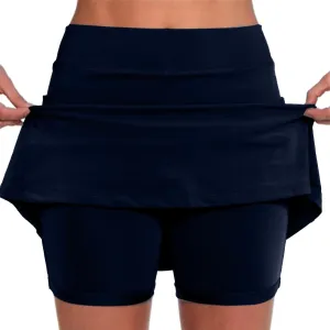 Skorts for Women with Pockets High Waist Tummy Control Yoga Shorts Dressy Casual Athletic Tennis Culottes Skirts